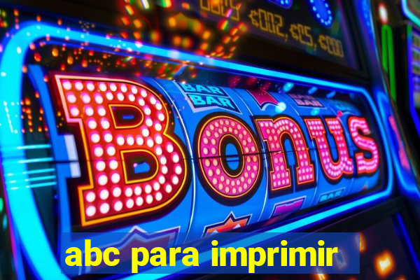 abc para imprimir